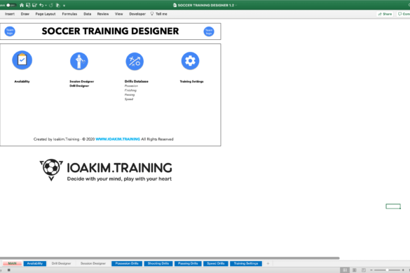 SOCCER TRAINING DESIGNER