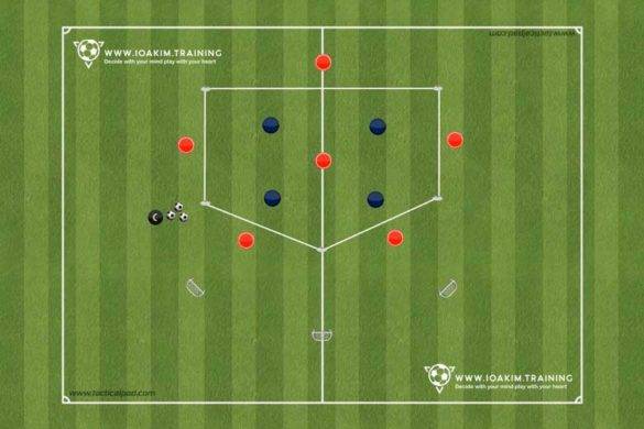 Immediate press after losing the ball to stop transition.